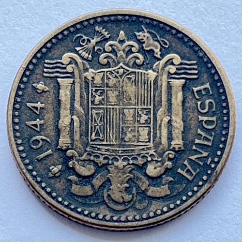 Spain peseta 1944 coin - peseta,
