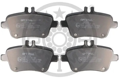 Brake pads rear - rear, bp-12606