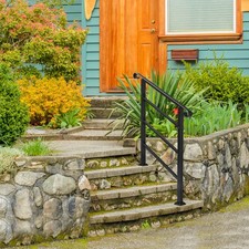 Black Wrought Iron Handrail