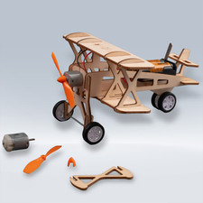 DIY Wooden Electric Biplane