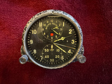 Soviet AirForce Cockpit ACS-1 AChS-1 type B Su/MiG USSR Bomber Aviation Clock