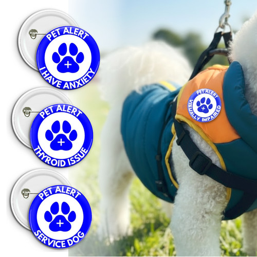 Pet alert badge - pet,