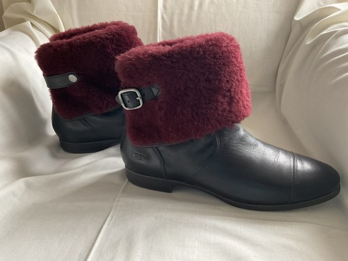 Ugg inez black leather - ugg,