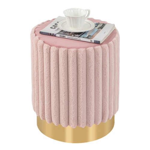 Round footrest stool - round,