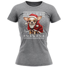 Christmas Chihuahua T Shirt Women shirt Dog Owner Her snowflakes presents tre...