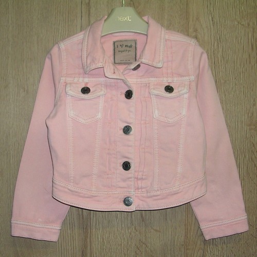 Next girls pink denim - next, jacket