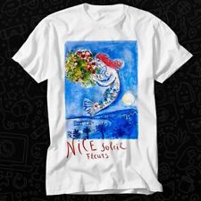 1962 Marc Chagall Nice Soleil Fleurs France Travel Poster T Shirt 525
