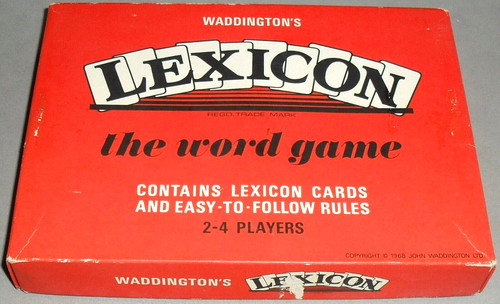 Lexicon word card game - lexicon,