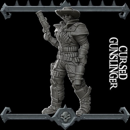 Cursed gunslinger humanoid - cursed,