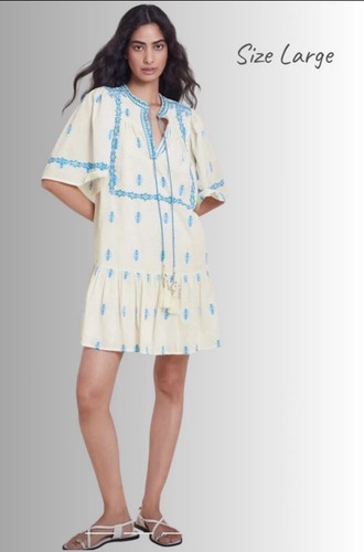 Monsoon embroidered dress - embroidered,