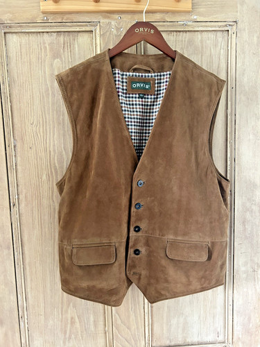 Vintage orvis men suede - orvis,