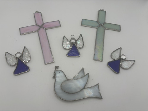 Lot stained glass sun - lot, 6