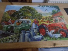 HOUSE OF PUZZLES,BIG 500 JIG SAW, "BOB AND HIS DOG"ONE PIECE MISSING.