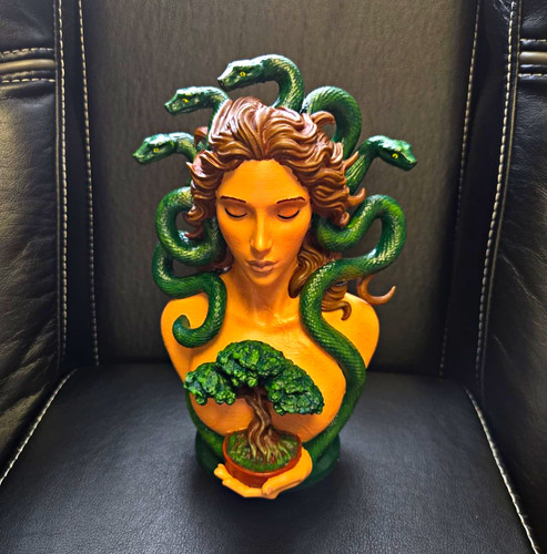 Medusa gorgon woman bust - medusa,