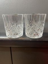 2 Crystal Whisky Glasses