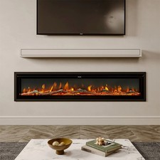 3-in-1 60" Electric Fireplace