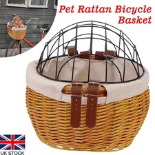 Pet Bicycle Basket Cat Dog