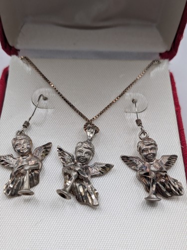 Sterling silver 925 cherub - silver,