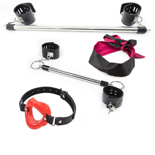 Bondage leg spreader bar - spreader, mouth