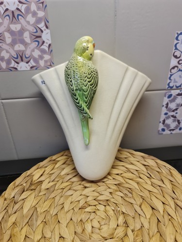 Sylvac 1956 green budgerigar - sylvac,