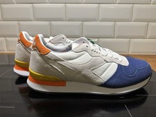 Diadora Camaro II Limoges White Cyber Yellow Size UK 6.5 Brand New, With Tags