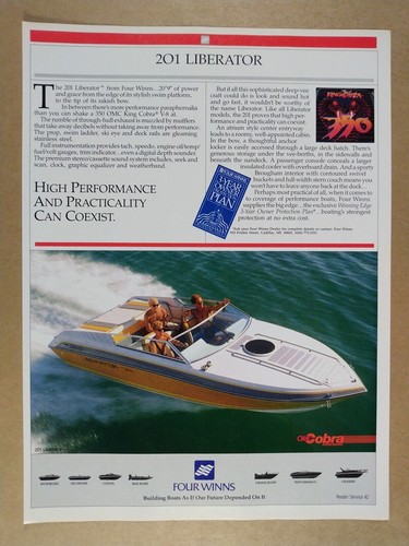 1989 four winns 201 liberator - winns,