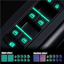 Luminous Sticker Car Interior Window Door Switch Decor Decal Vehicle Accessories