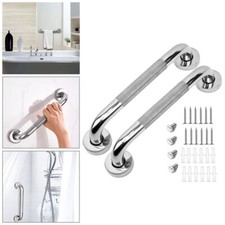 2x Stainless Steel Grab Bar