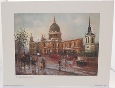 Vintage Art Print 'St. Paul's