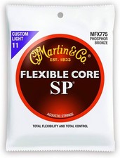 Martin MFX775 Flexible Core SP Acoustic Guitar Strings 11-52