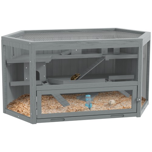 Pawhut tier wooden hamster - 3,