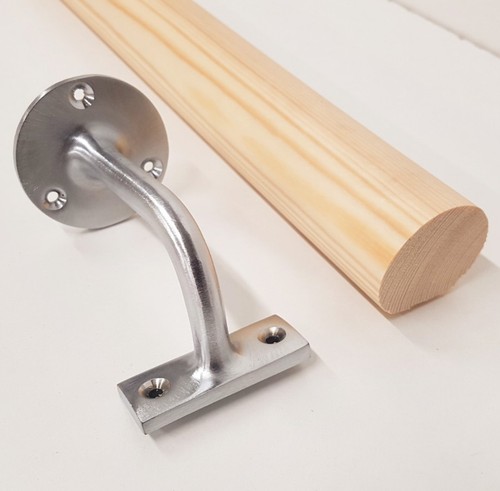 54mm pine mopstick round stair - 54mm,