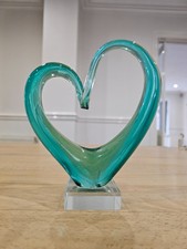 Murano Hand Blown Blue Green