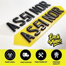 DIAMOND SHAPE LAMBO SHORT HEX V1 PRINTED 3D 4D 6MM + GEL NUMBER PLATES BORDER