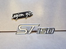 3D badge logo for Ford fiesta mk6 frozen white ST 150 decoration interior use