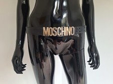 Moschino metal logo women's