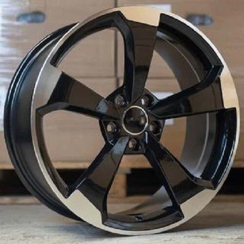 Rotor blk pol alloy wheels - blk,