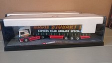 Corgi 1/50 Scale 75201 - ERF Curtainside Truck Eddie Stobart Ltd + Case Model