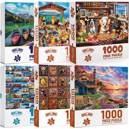 Pack 1000 pieces - pieces, challenging