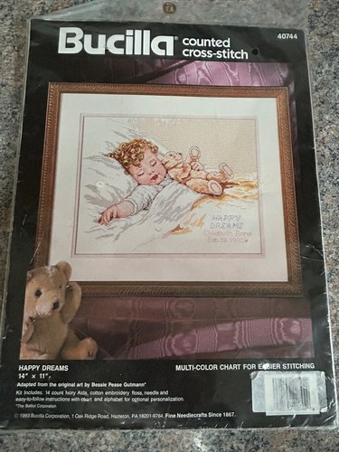 Bucilla happy dreams counted - bucilla,