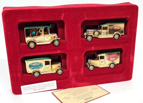 Lledo gold plated van - van, set