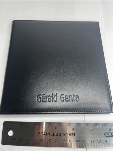 Gerald genta black bifold - black,