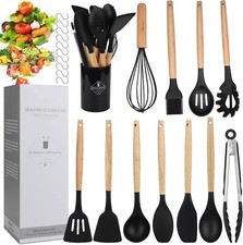 22 Pcs Kitchen Utensils Set Silicone Cooking Nonstick Spatula Turner Spoon Tools