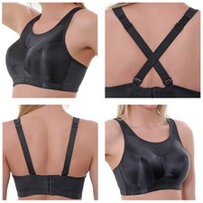 Ladies Sports Bra Black High
