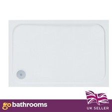 Rectangular Low Profile Shower Tray Stone Resin Acrylic Capped- 1200x800mm