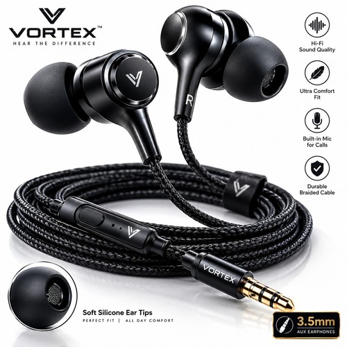 Earphones headphones wired for - earphones,