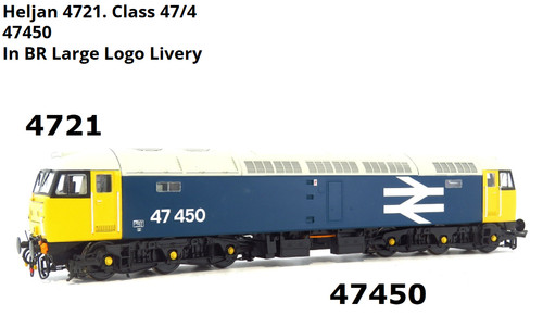 Heljan 4721 class 47450 - class,