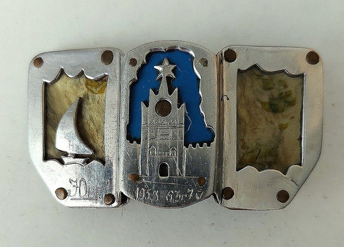Soviet prison art belt buckle - soviet,