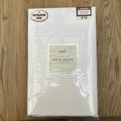 White dunelm poly cotton - poly, non