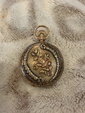 1870s Antique Elgin 14k Pocket